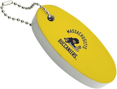 Mass. Maritime Academy Buccaneers Floating Keychain Oval Foam Fishing Boat Buoy Key Float