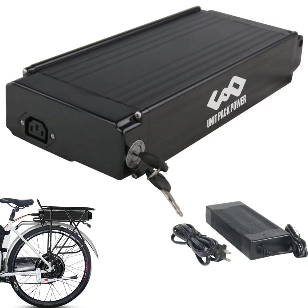 (1-7 Days Delivery)Rear Rack EBike Battery with Taillight 36V 48V 52V 10AH 13AH 15AH 18AH 20AH Lithium Battery Pack for Electric Fat Tire Mountain Bicycle 250W 350W 500W 750W 1000W 1500W 1800W Motor