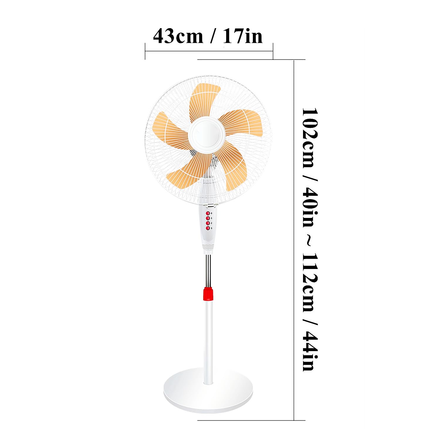 Ventilador de pedestal oscilante portátil, ventilador solar de pie de 3 velocidades, ventilador vertical inalámbrico para exteriores, para camping, mochila, pesca, barbacoa