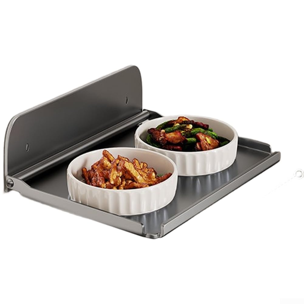 Estantería de cocina de acero al carbono plegable con balda de 20 cm