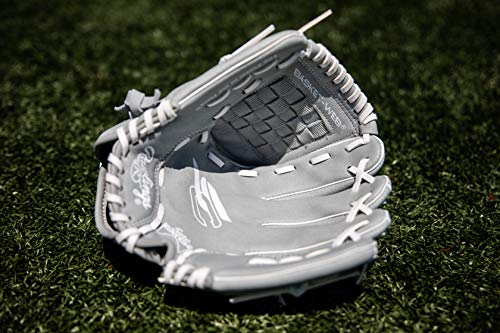 Image of Rawlings | Sure Catch Series Fastpitch Softball Glove | Teal /Grey /White | RHT | 11'
