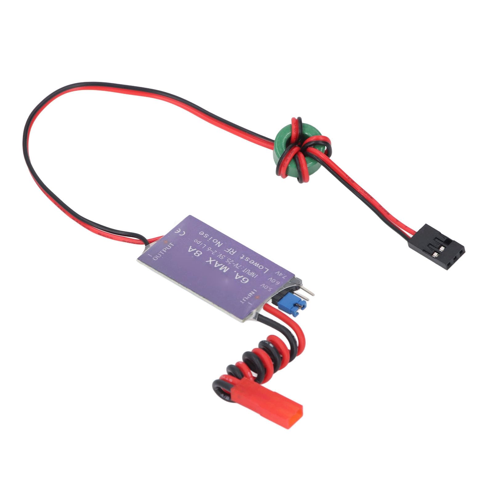 6A Voltage Regulator, External Switching Mode UBEC for RC Helicopters 7-25.5V Input, 5V 6V 7.4V Output - Image 4