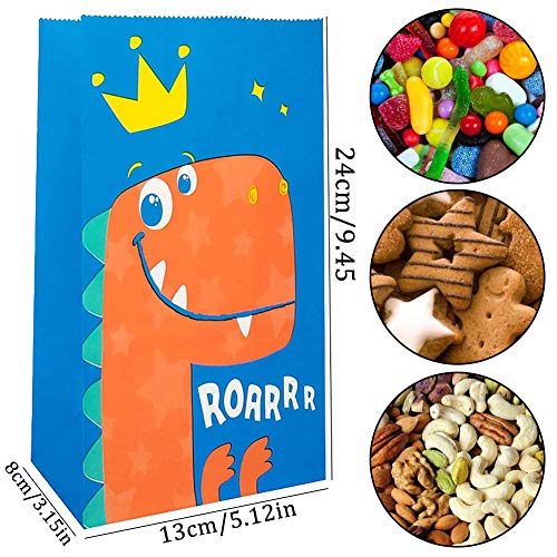 Dinosaur Sacchetti Regalo di Carta Kraft Sacchetto...