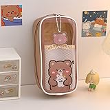 Perfect Gift: Our cute pencil case is a perfect gift for elementary school, primary school, secondary school, high school, college kids and teens. Parents/grandmother/aunt can send your kids this adorable pouch for Christmas/birthday/back to school/holiday surprise gift