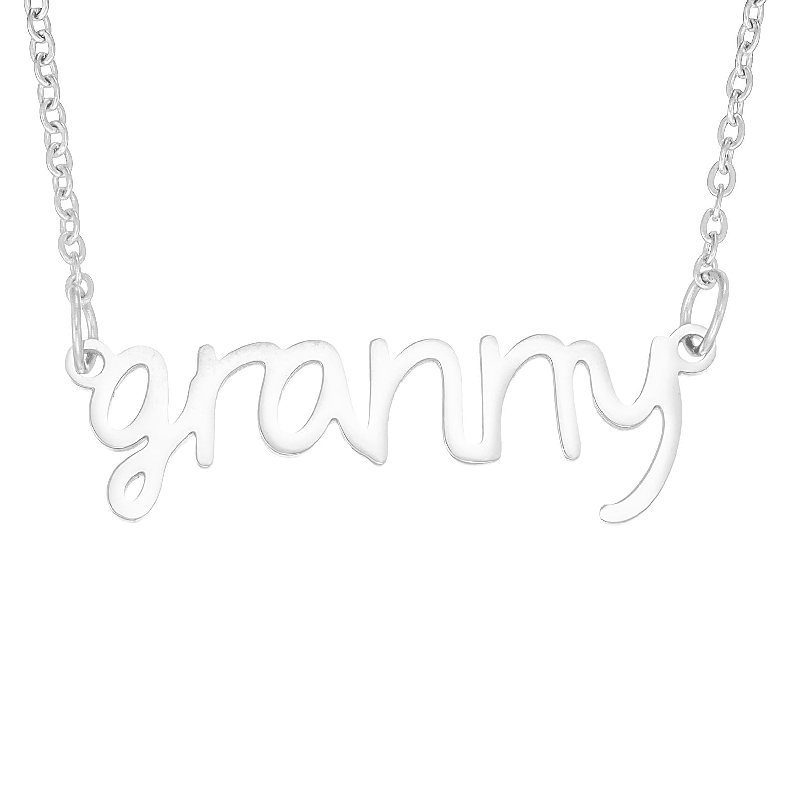 AHAETH Granny Necklace for Women Gifts Birthday Ideas from Grandchildren Granddaughter Granny Necklace