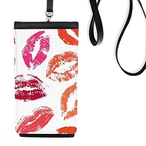 Porte-monnaie téléphone suspendu en faux cuir anti-choc et perte
