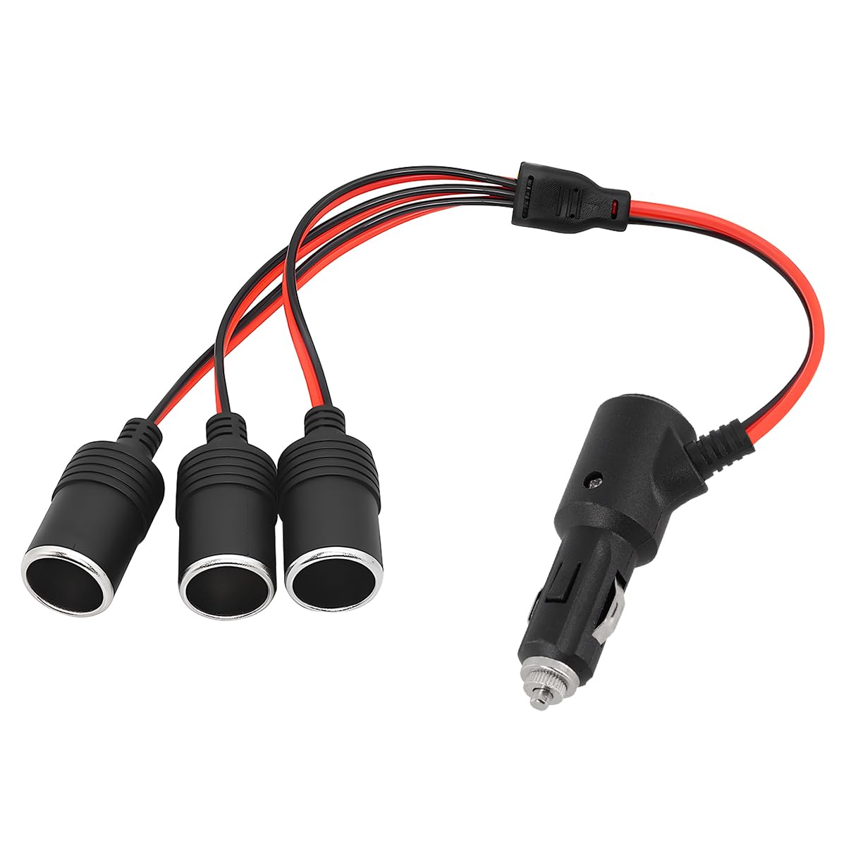 Mandark Car Cigarette Lighter Splitter, 1 to 3 Vehicle Cigarette Lighter Splitter Adapter Power Charger Port, 12V/24V Female Socket Plug Extension Cable, Universal for Most Cars-picture-41