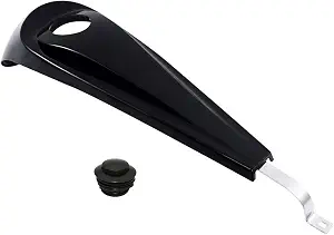 WOWTK Smooth Dash Console with Pop Up Gas Cap for Harley Touring & Street Glide 2008-2024, Black