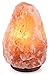 CRYSTAL DECOR saltlamp 7" to 8", 6-8 lbs Dimmable Hand Crafted Natural Himalayan Salt Lamp On Wooden Base