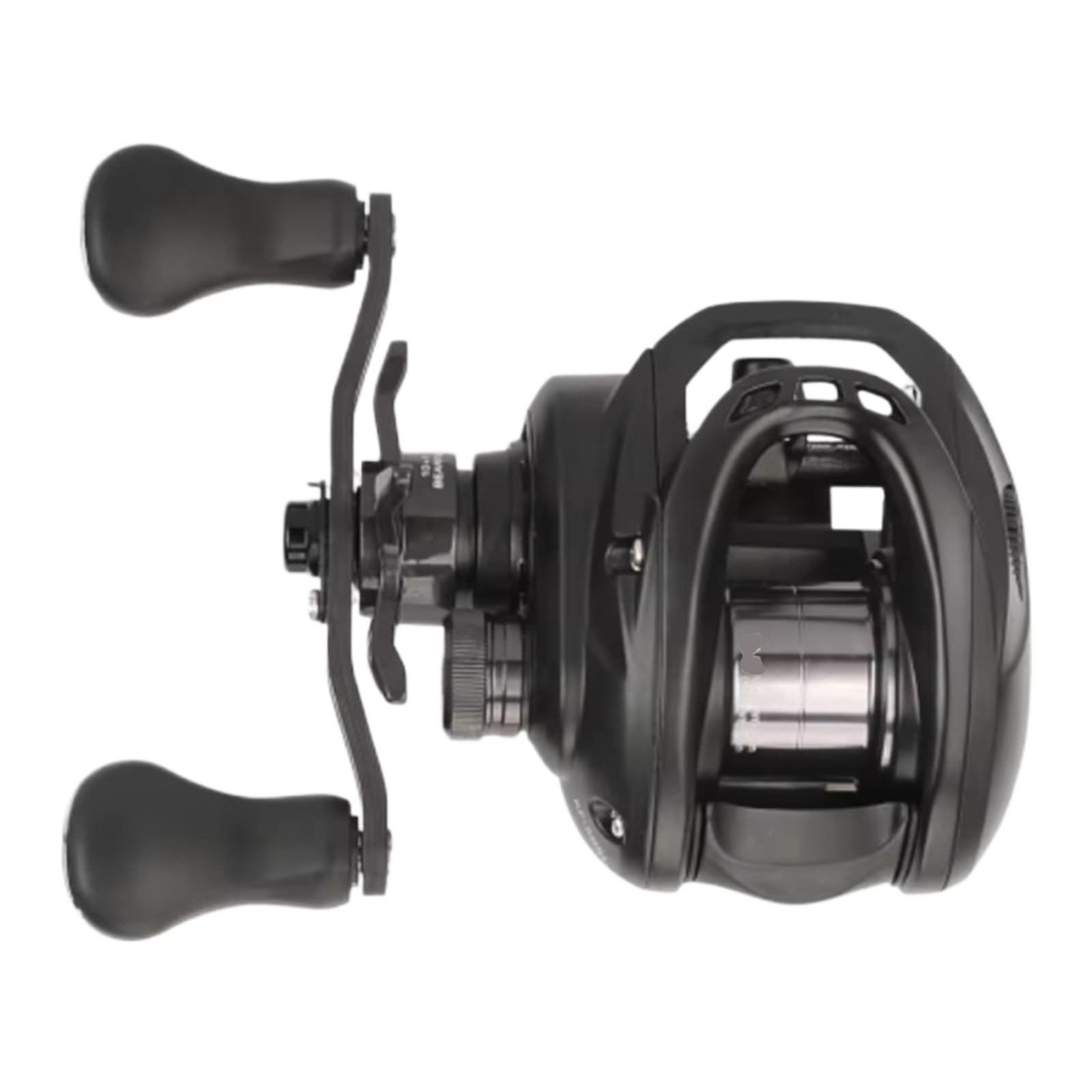 Kompatibel for 50S 134 g Baitcasting-Rolle, 4,6 g Flache Spule, 7,1:1 Carbon Light Game Casting Reel, Forellen-Ajing-Rolle