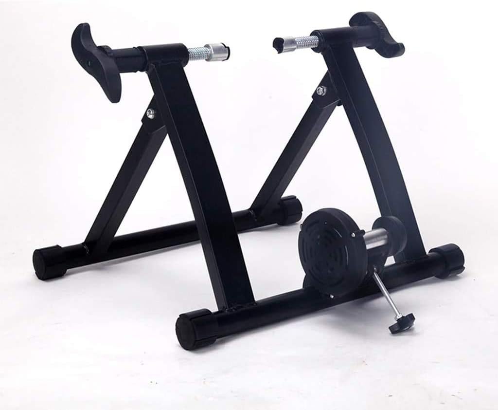 Bike Trainer Stand Road MTB Bicycle, Trainer Indoor Exercise Bike, Trainer Home Training Adjustable Magnetic Resistance Cycling,White