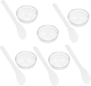 5 cuencos transparentes para SPA DIY máscaras...