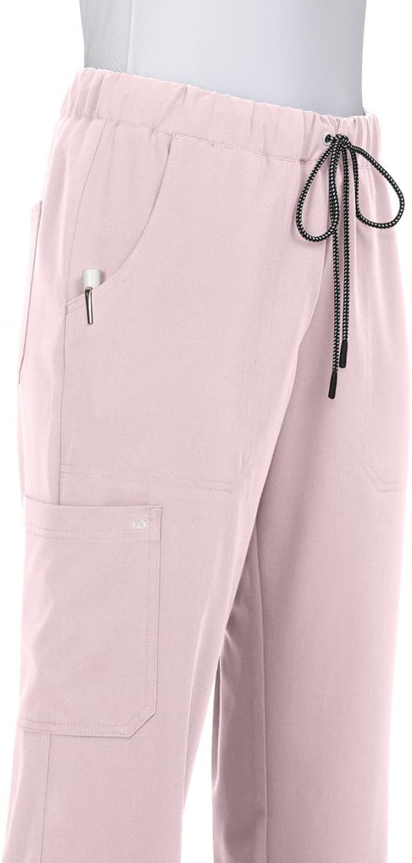 KOI Next Gen Everyday Hero Women's 5-Pocket Cargo Scrub Pants, 4-Way Stretch - Image 3