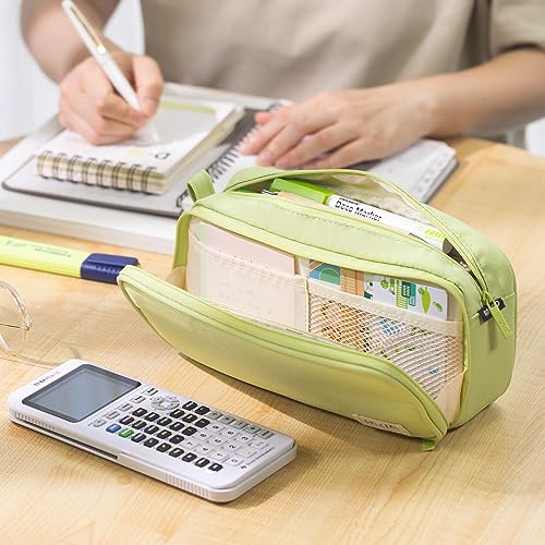 Hvomo HVOMO-GC Large Capacity Pencil Case Organizer Pen Marker Holder Double Zipper Storage Bag Big Pencil Pouch thumb #5