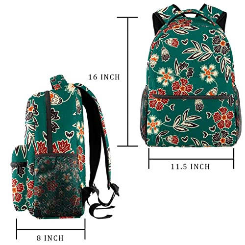 Sac à dos campus fleuri idéal pour les sorties de week-end et les cours