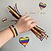 mintolex LGBT Pride Bracelet for Bisexual Lesbian Gay Pride Bracelet Handmade Nylon Adjustable Wristband Watch Band Rainbow Bracelets for Men Women Parade Pack of 1 Pcs