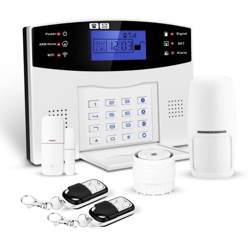 Evolution Plus, système d'alarme sans Fil connectée WiFi/GSM 4G Compatible Androïd et iOS