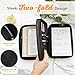Christian Art Gifts Faux Leather Bible Cover for Men and Women | Ichthus Jesus Fish Emblem Zippered Two-Fold Organizer Case for Bible or Book w/Handle