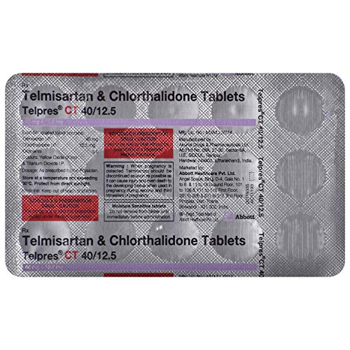 Image of Telpres CT 40 /12.5 - Strip of 15 Tablets