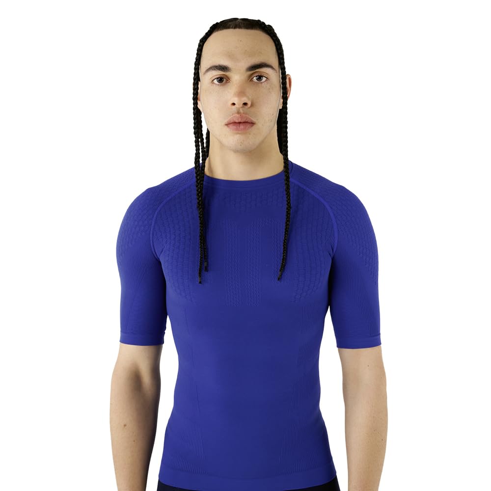 BAUERFEIND T-shirt de compression à manches courtes pour homme - Pour une meilleure circulation sanguine des muscles du torse et des bras - Polyamide et élasthanne