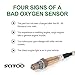 SCITOO 234-4808 SG1170 Oxygen Sensor, Downstream fit 2005 for Audi A4 3.0L, 2005-2006 for Audi A4 Quattro 3.0L, 2007-2010 for Audi A8 Quattro 4.2L, 2004-2006 for Audi TT Quattro 3.2L