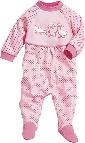 Preisvergleich Produktbild Playshoes Baby-Mädchen Schlafanzug Schlafoverall Gänse Schlafstrampler, Rosa (original 900), (Herstellergröße: 62)