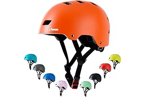 Cycling Orange Space Helmet: Multipurpose Headgear for Biking, Scootering, and More!