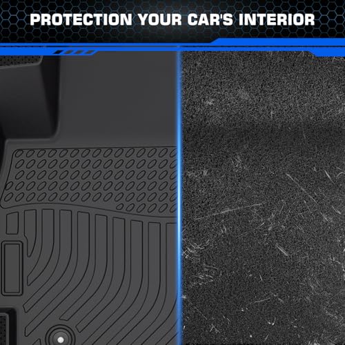 Tapis de sol Toyota Highlander étanche et antidérapant première rangée - 6