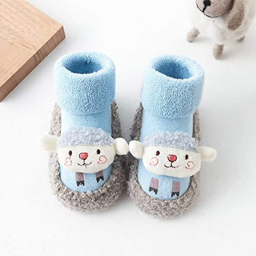 Baby Cute Autumn Winter Sock Shoes Boys Girls Non Slip Floor Sports Shoes Toddler Infant First Walking Shoes2