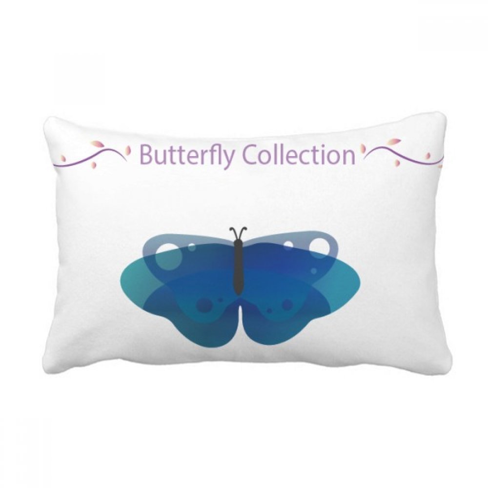 Coussin Papillon Bleu de confort lombaire decoration haut de gamme canape