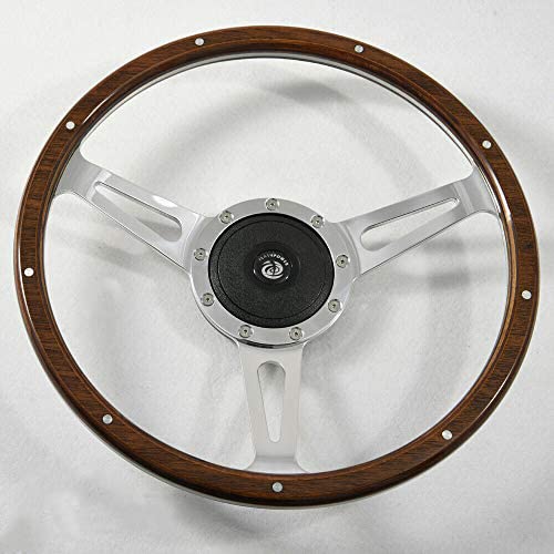 パーツ ALL WOOD Steering Wheel Datsun Wood Steering Wheel Deluxe 510 520 620 240z 280z