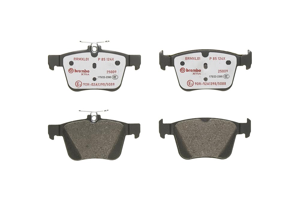 BREMBO P 85 124X klocki hamulcowe | Kompatybilny z: AUDI A3, A3 Cabriolet, A3 Limousine, A3 Sportback, Q2, Q3, Q3 Sportback, TT, TT Roadster, CUPRA ATECA