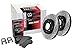 Stoptech 938.34565 Street Axle Pack Drilled & Slotted, Rear