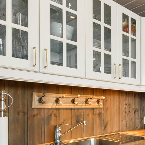 Image of Ravinte 10 Pack 6-1 /4 Inch Champagne Bronze Kitchen Cabinet Handles Solid Zinc Alloy Cabinet Pulls Cupboard & Drawer Handles