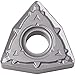 Kyocera WNMG 431WP TN620 Grade Uncoated Cermet, 80 Degree Trigon, Negative Rake Angle, Neutral Turning Insert for Light Interruption and Finishing in Steel (10 pcs)