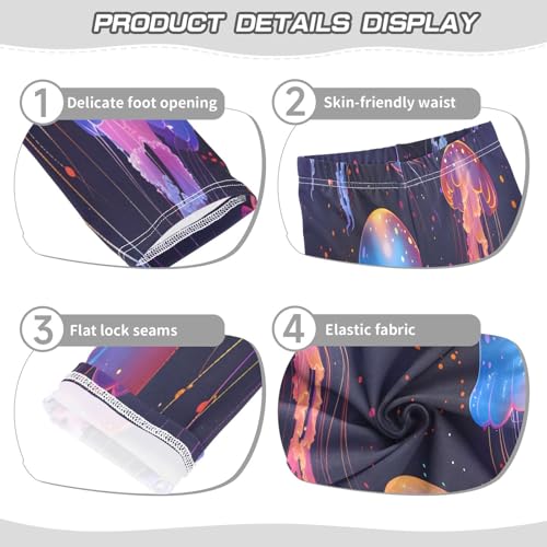 Bolaz Toddler Girls Leggings Printed Yoga Pants Leggings Manta Jellyfish Innovative Page Design Soft Dreamy ATM for Kids3
