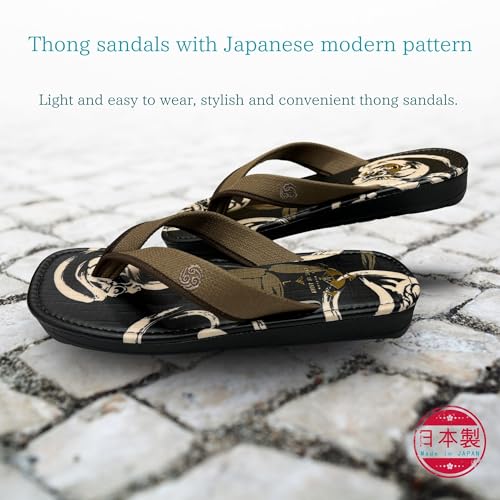 Edoten Japanese Thong Calypso Sandal Misugi Made in Japan Urethane sole Men's2