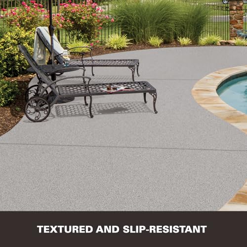 Image of KILZ Decorative Slip-Resistant Concrete Coating, Gray, 1 Gallon