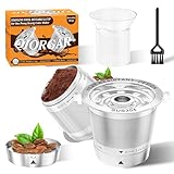2 Pack Reusable K Cups for Keurig- All Stainless Steel Coffee Pods for Keurig 1.0, not 2.0 Coffee Machine, No Seal Gasket, Non Plastic, Heat Safe, All in One Set