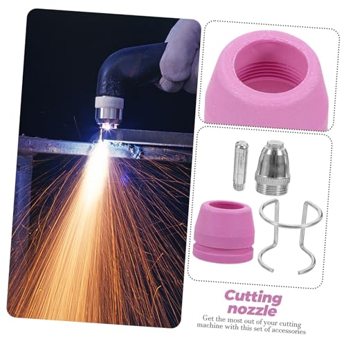 Kit d'accessoires de coupe plasma contenant buses et coupelles de protection compatibles - 6