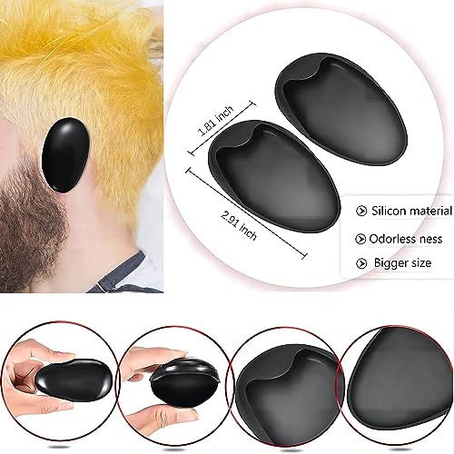 NOUSV Professional Salon Hair Dye Kit 18 Pieces Hair Coloring Kit, Hair Tinting Bowl, Hair agitator, Dye Brush, Ear Cover, Hairpin, Hair Coloring Cape For Hair Coloring Hair Dye Tools and DIY at Home - Thumbnail 6