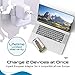 Ceptics European Plug Adapter 4 Pack Set, USA to Europe, Italy, Germany, England, Spain, Italy, Iceland, France (Type C, E/F, G, L) - for Your Cell Phones, Tablets, iPhone, Camera (CT-EU-4SET)