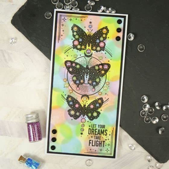 Hunkydory Crafts for The Love of Stamps- Lunar Butterflies FTLS942