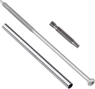 20 Pack 7-Inch Gutter Screw & Stainless Steel Ferrule for Sagging Gutter Repair