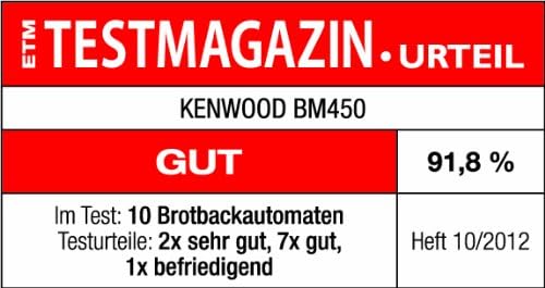 Kenwood BM450 Macchina Per Il Pane,Acciaio,Silver/nero Kenwood BM450 Macchina Per Il Pane,Acciaio,Silver/nero