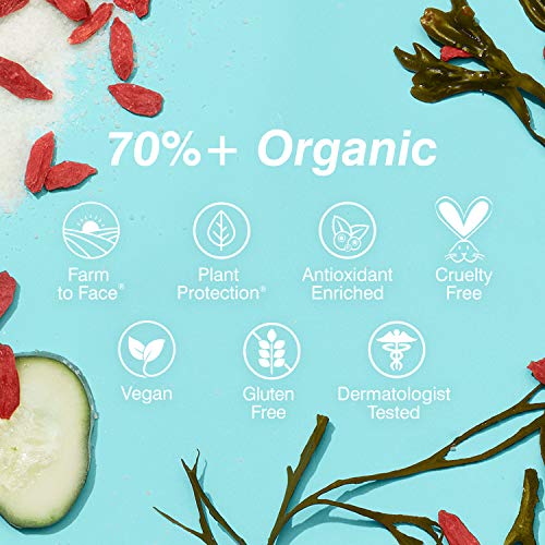 Coola Organic Rewakening Rosewater Mist Face Spray, Dermatologist Tested Skin Barrier Protection With Ginseng & Green Tea Extract, Vegan And Gluten Free, 1.7 Fl Oz #TOP5