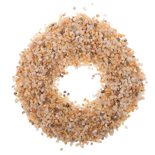 jojofuny Gravier d'Aquarium Décoratif 500 G Sable Vert Jade pour Aménagement Paysager Aquatique, Petits Galets Naturels pour Aquarium d'Eau Douce et Marine, Décoration de Paysage Aquatique