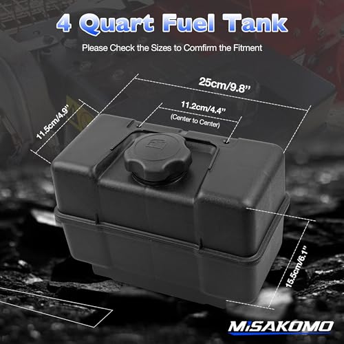 Misakomo 691993 Fuel Tank - Dimensions