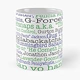 Gus Nicknames Tv Guster Psych Show Burton Shawn Spencer -Mug holds hand made from White marble...