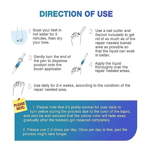 Toenail Fungus Treatment Extra Strength: Nail Fungus Treatment for Toenail - Fungal Nail Repair Pen 4 Packs - Image 3